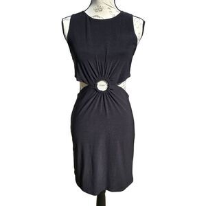 BCBGeneration -1228‎ Women's Cutout Sleeveless Dress Black Size Small